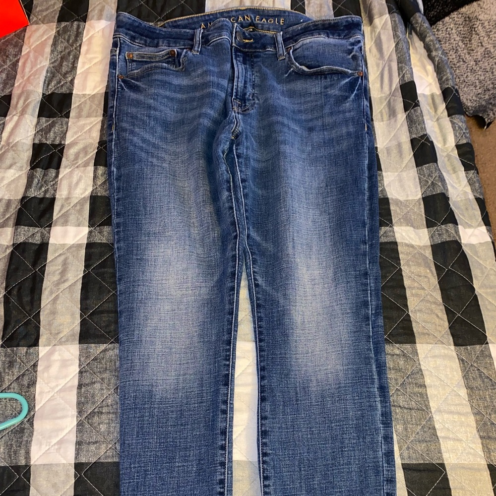 American eagle skinny flex jeans. size 36X30